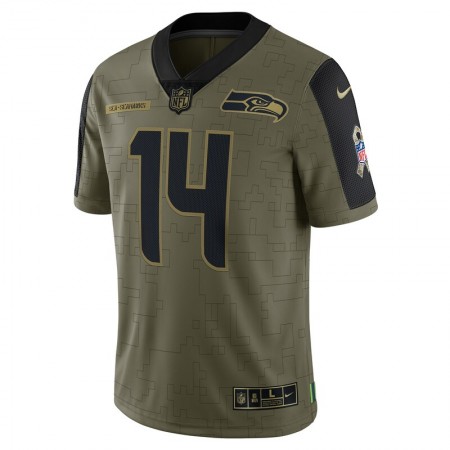 Maillot Seattle Seahawks DK Metcalf 14 Nike 2021 Salute to Service - Homme